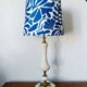 Alabaster lamp with gilding and seashells
