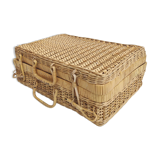 Rattan suitcase