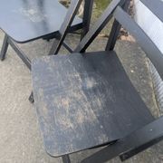 Pair of folding chairs