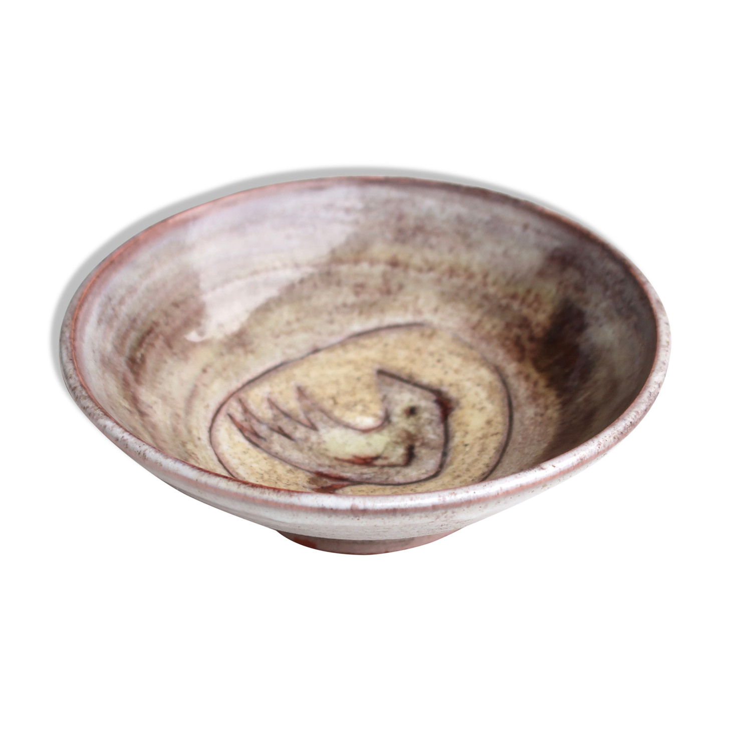 Vide poche "oiseau" de Jean et Robert Cloutier, années 70