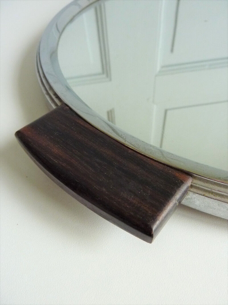 Round mirror tray
