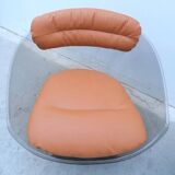 Pair of “Apollo” armchairs by Team TILLBERG for OVERMAN in plexiglass, 1970