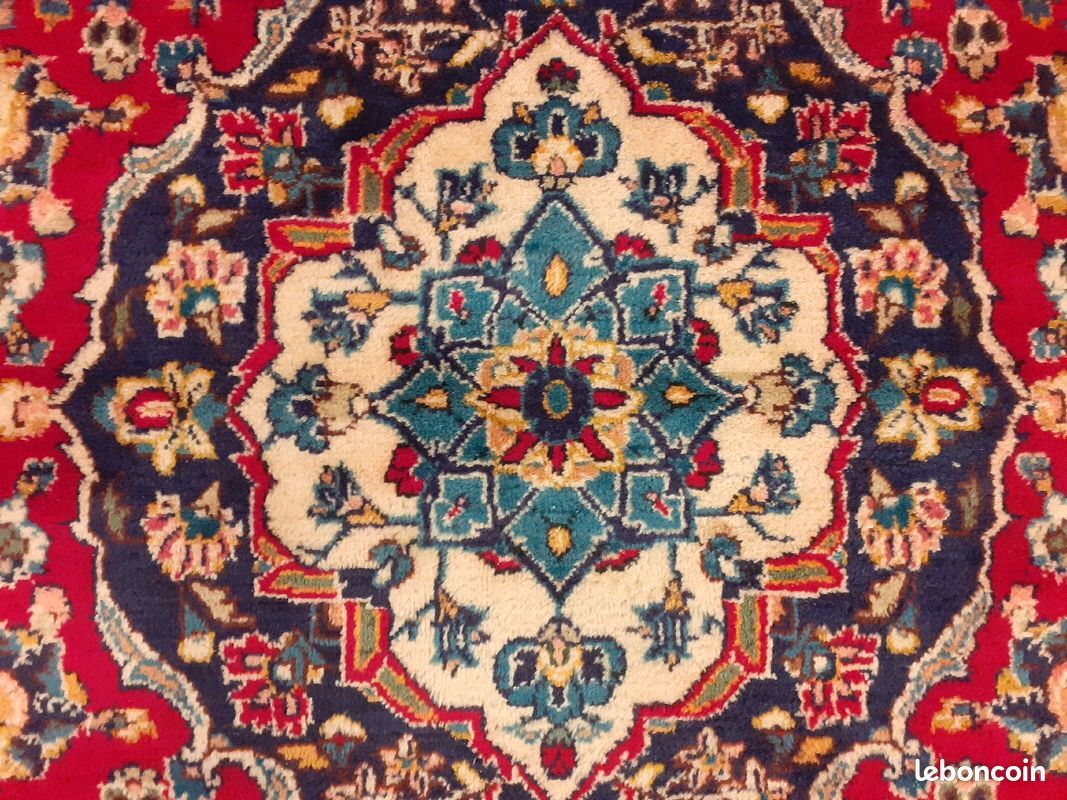 Handmade persian keshan rug 300×202 cm