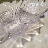 Vintage chic crystal art centrepiece fruit bowl