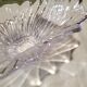 Vintage chic crystal art centrepiece fruit bowl
