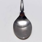 Set of Twelve Steel Serving Spoon by Pinti, Italy, 1980s