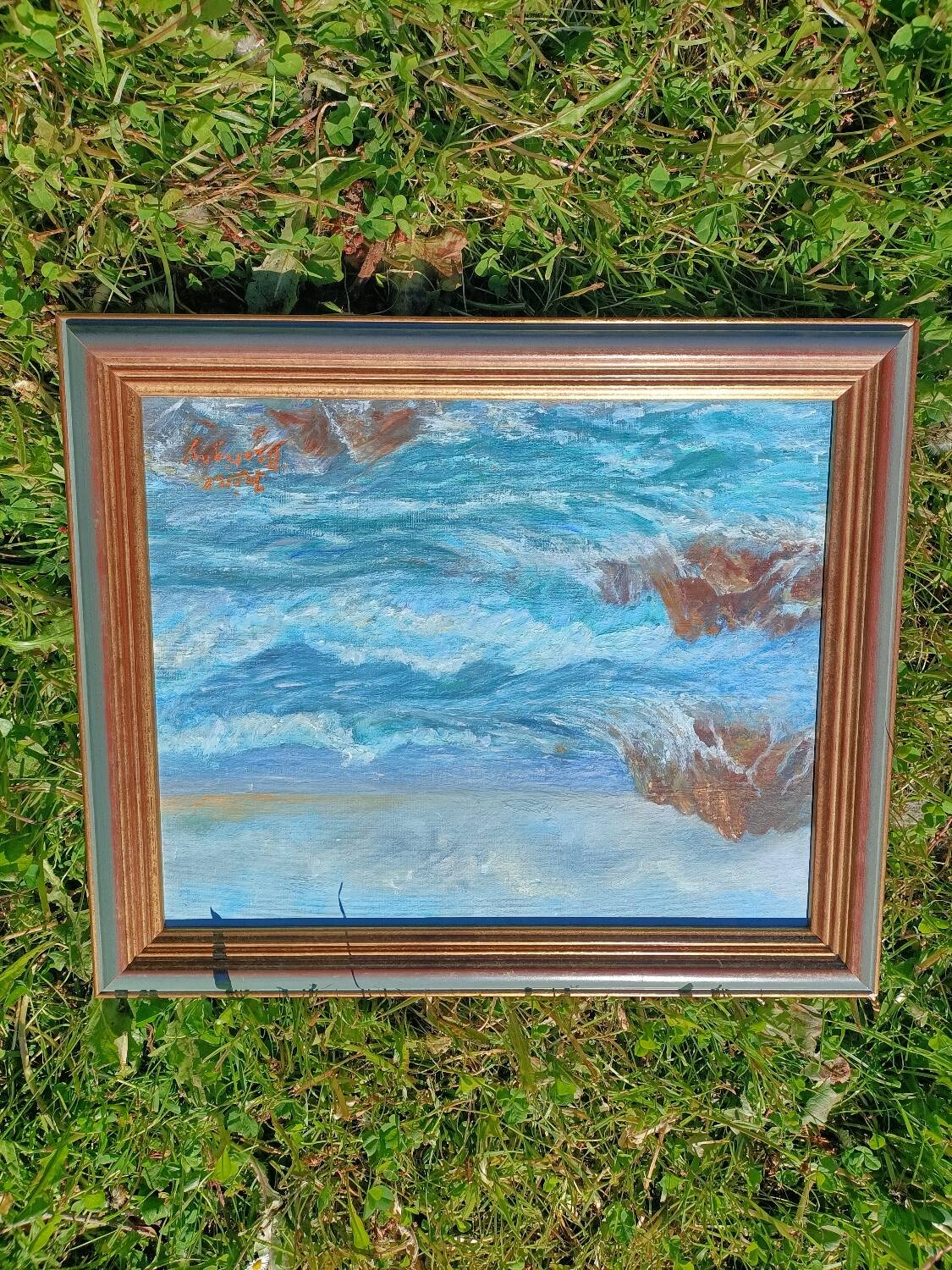 Painting/Canvas Rough Sea