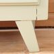 Commode vintage 4 tiroirs relookée verte