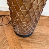 Lampadaire 70’s en bambou