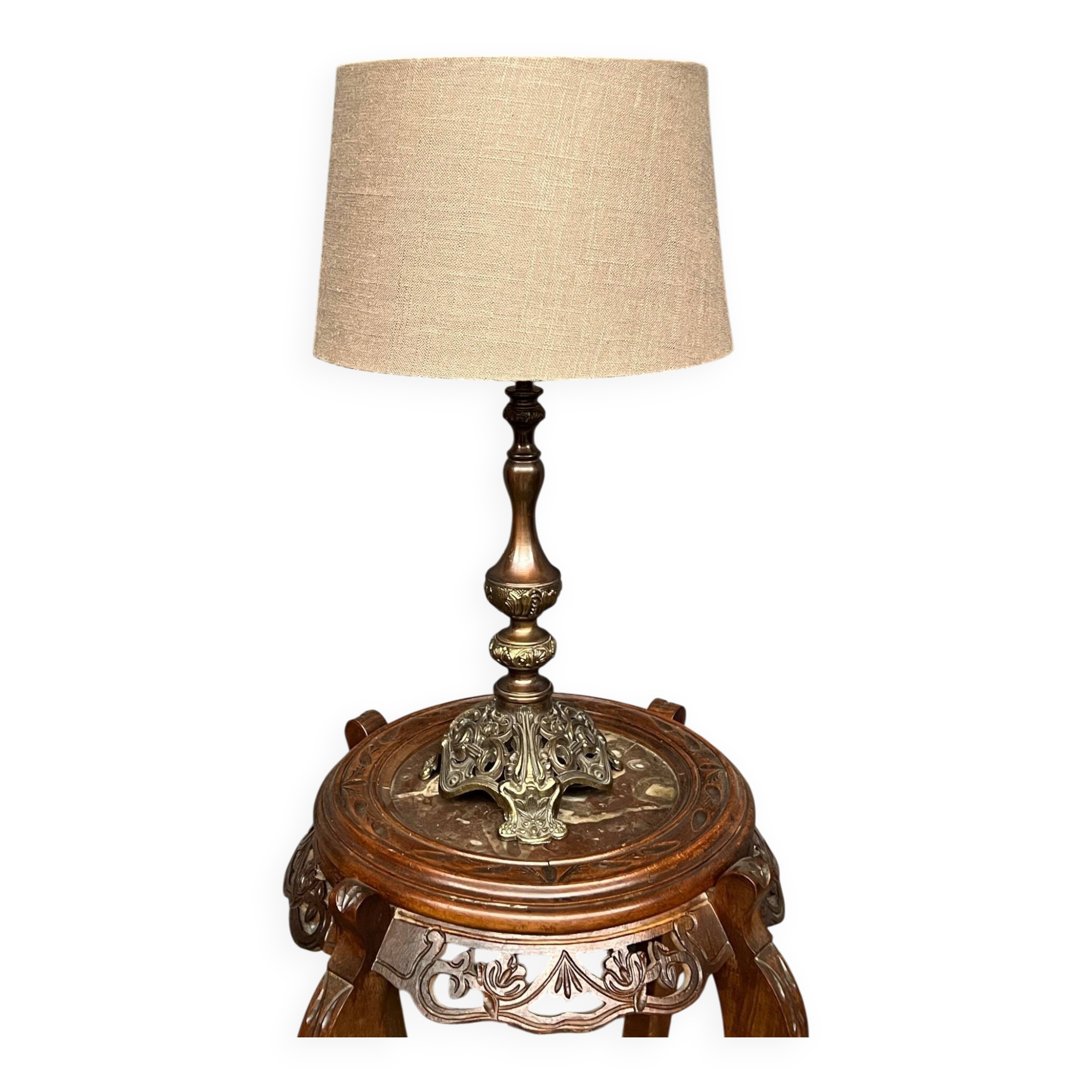 Renaissance lamp. Bronze.