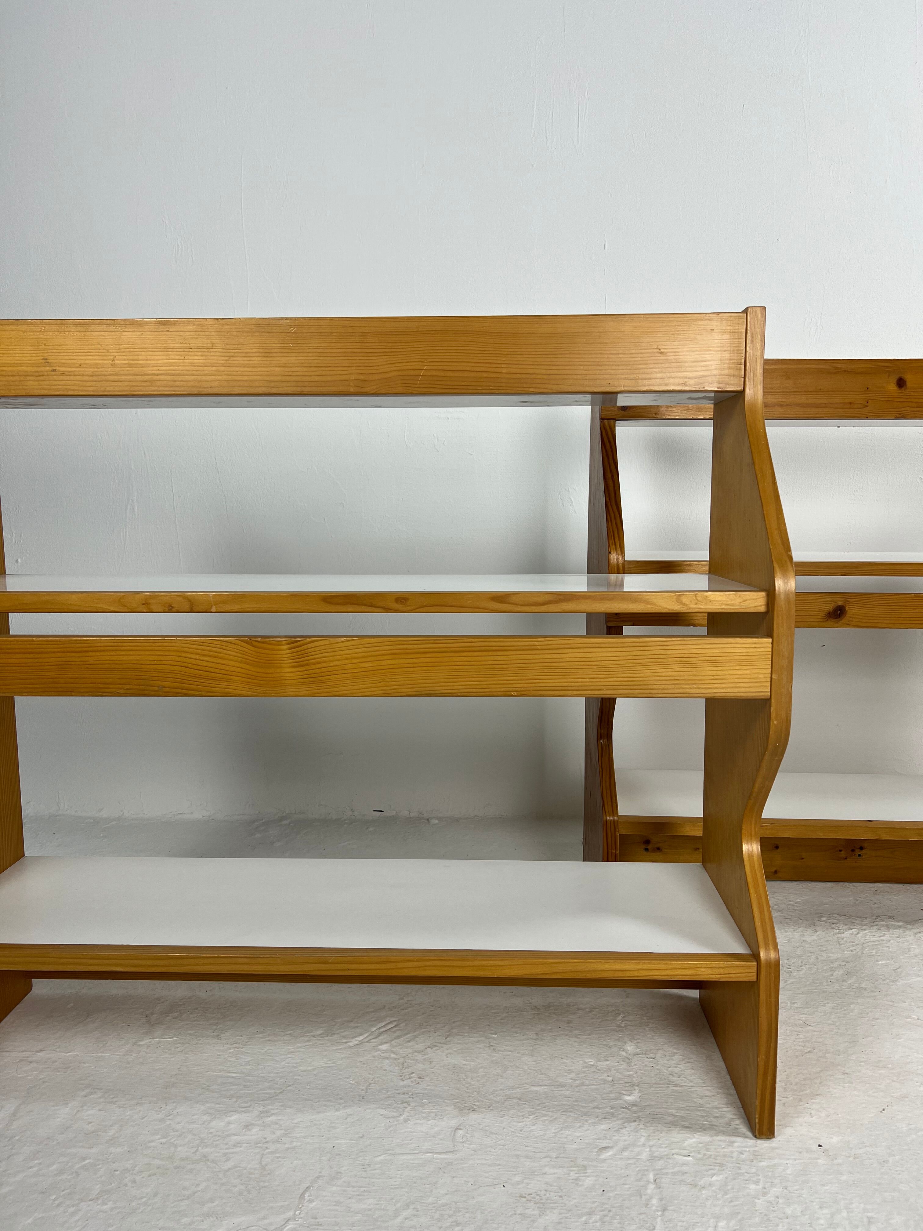 Duo of shelves by Charlotte Perriand