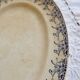 Antique oval serving dish, ironstone Creil & Montereau - Tolga model