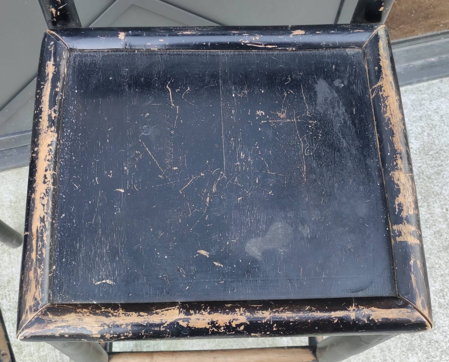 Pair Of Vintage Stools In Painted Bamboo/Vintage Bar/20th Century Design