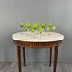 Antique baccarat green crystal glassware set, 20th century