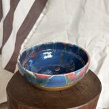 Bowl in painted terracotta
