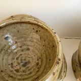 Six pyrite sandstone cups