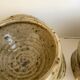 Six pyrite sandstone cups
