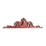 Superb old pediment in carved wood