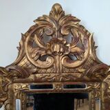 Gilded wooden mirror 69x38cm