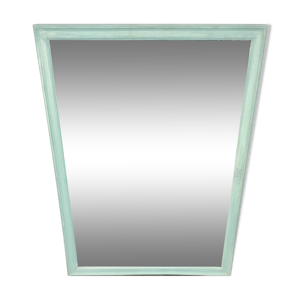 Miroir ancien vert d'eau - 91x65cm