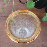 Bubble glass vase