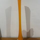 Large orange soliflore vase