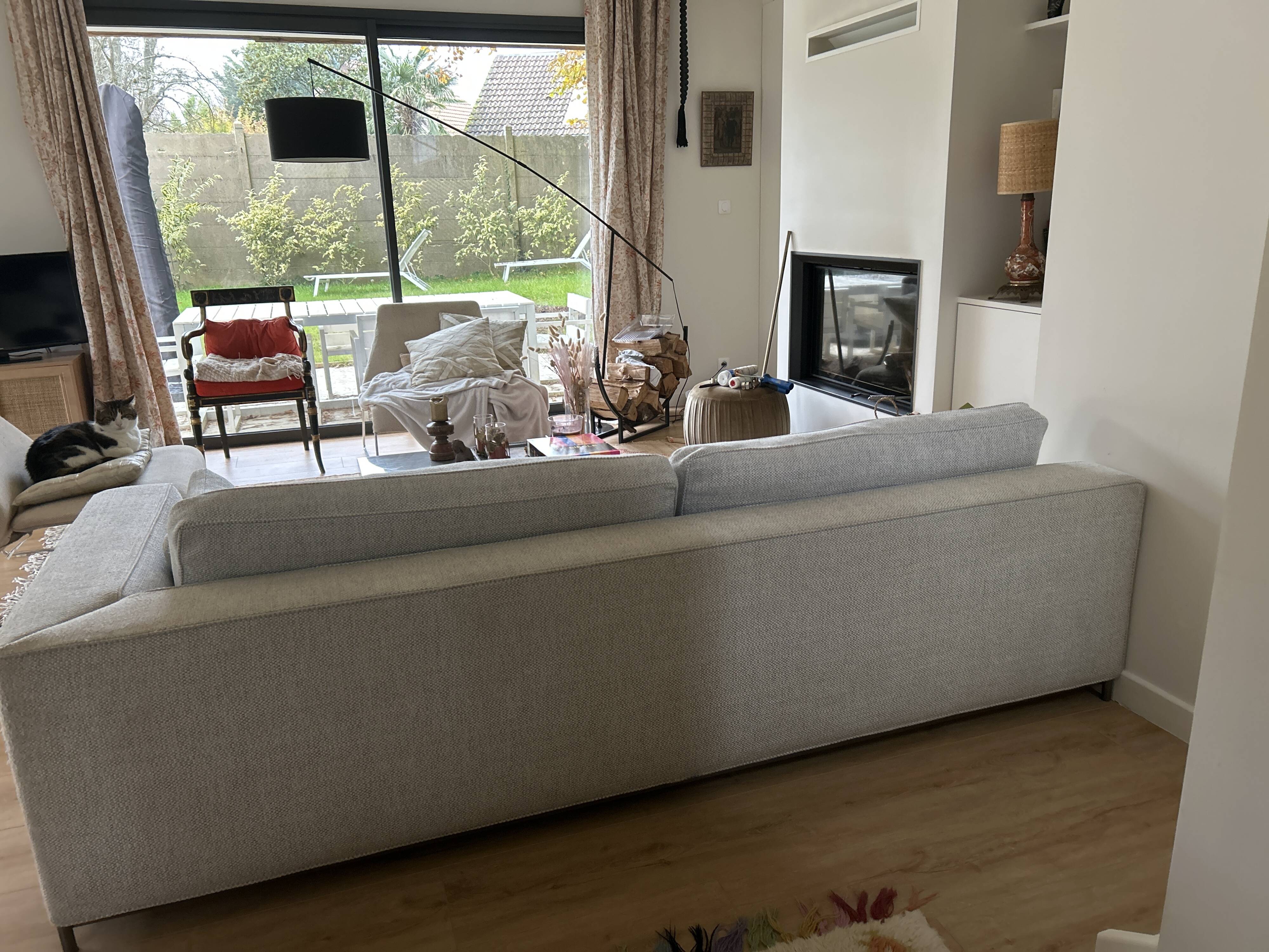 Minotti sofa bench