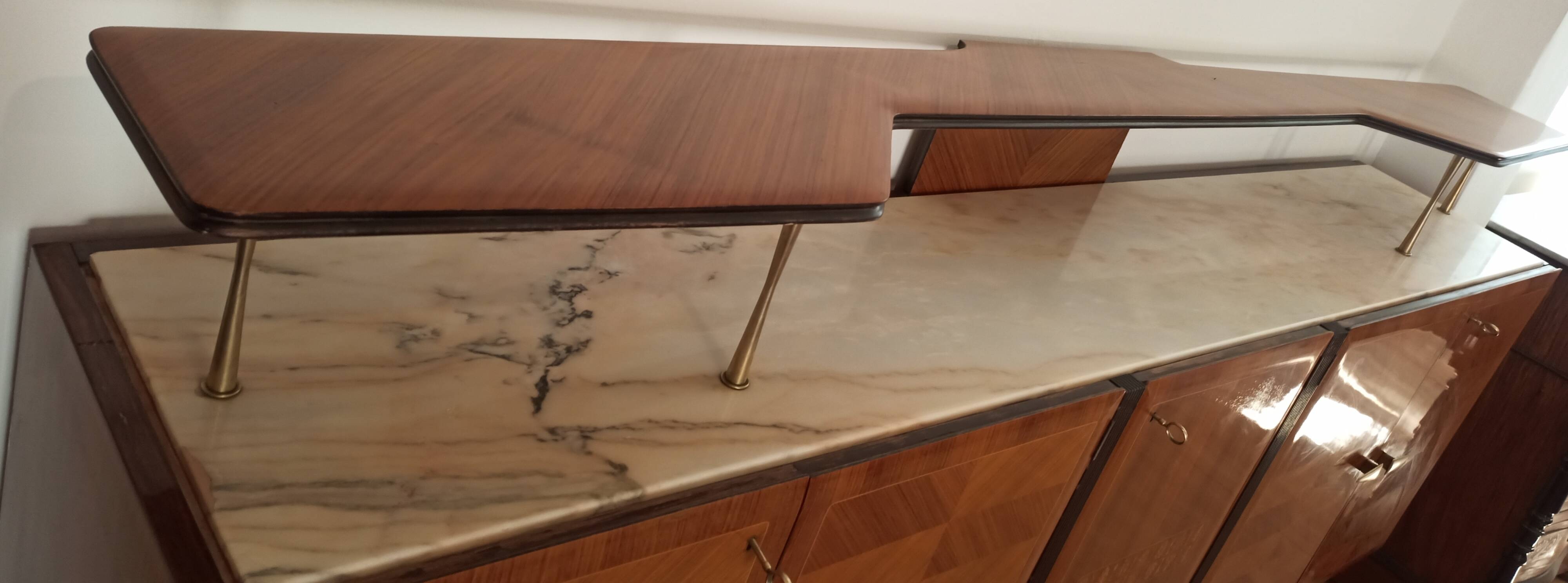 Buffet moderne du milieu du siècle, Italie, années 1950