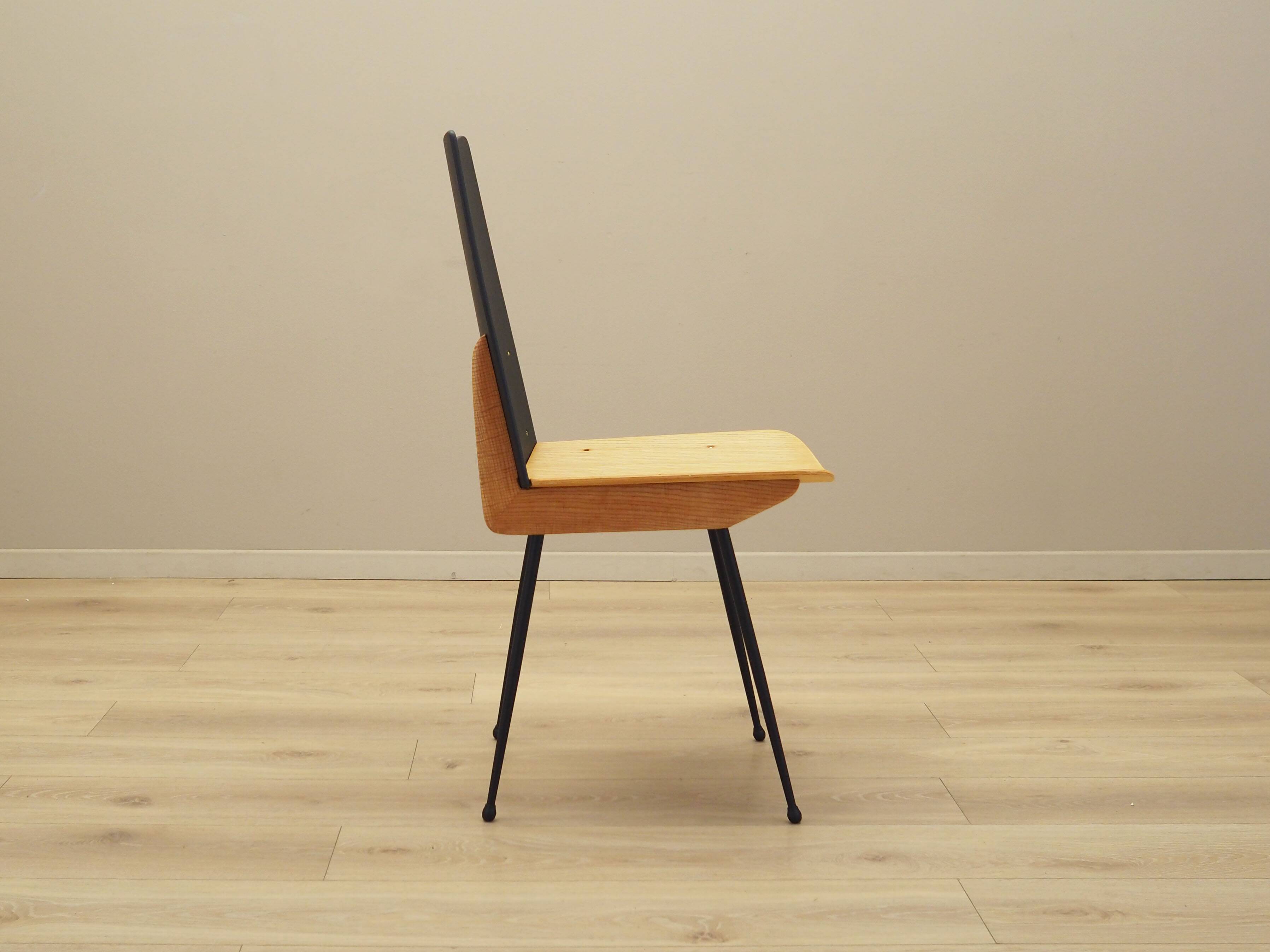 Set of six chairs, Italian design, 1950s, designer: Carlo Ratti, manufactur