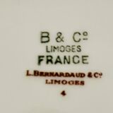 4 assiettes Bernardaud & Co Limoges