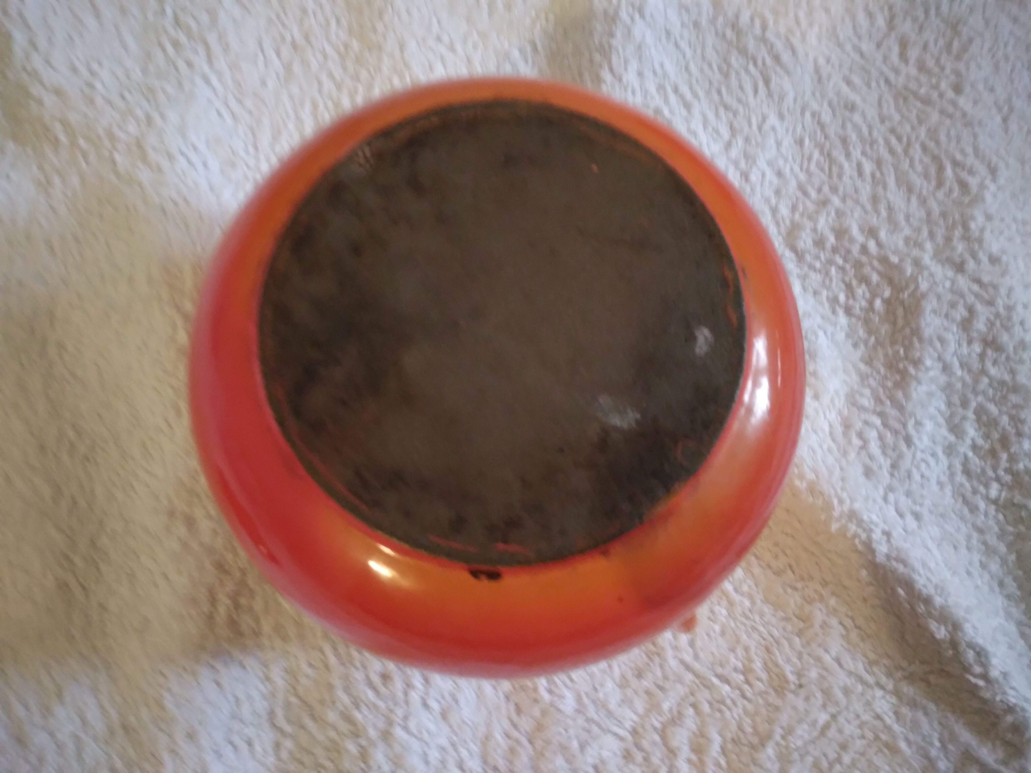 Vintage cast iron casserole Le Creuset