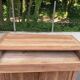Louis Philippe high buffet from the 19th century, renovated in solid walnut.