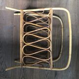 Porte revue rotin