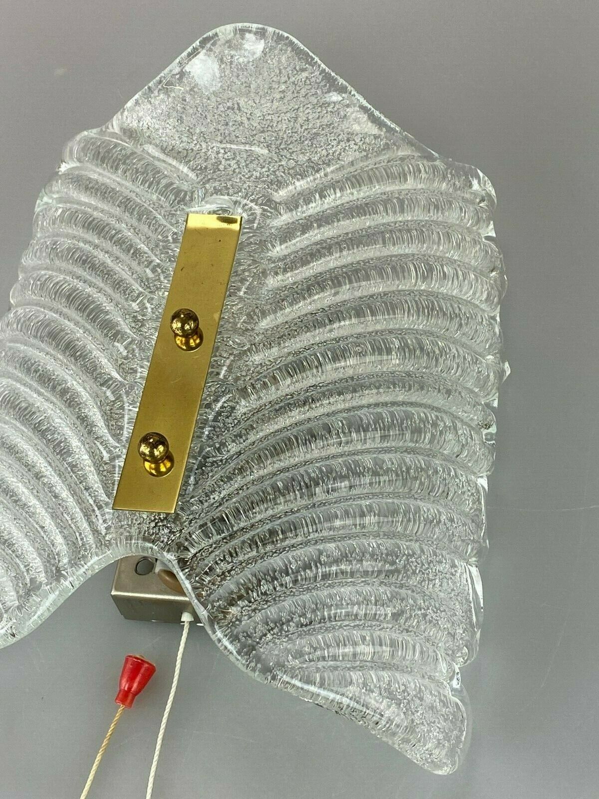 60s 70s lamp light wall lamp wall lamp ice glass space age design