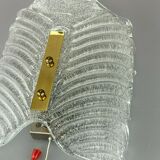 60s 70s lamp light wall lamp wall lamp ice glass space age design