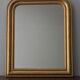 Louis Philippe mirror gilded with gold leaf - 67x54cm