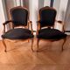 Fauteuils Cabriolet style Louis XV