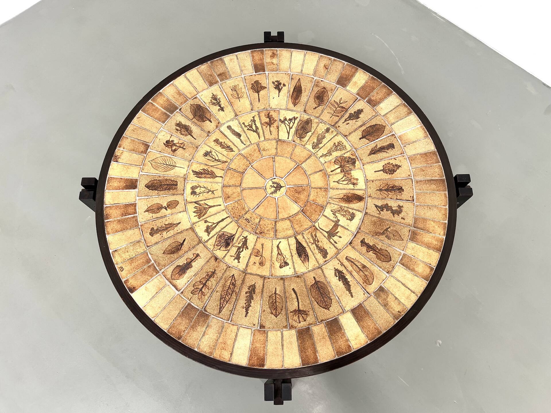 "Les Herbiers" coffee table by Roger Capron