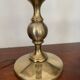 Vintage baluster lamp in golden brass 51cm