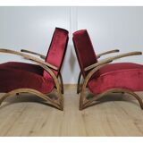 Fauteuils art déco par Jindrich Halabala