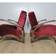 Art deco armchairs by Jindrich Halabala