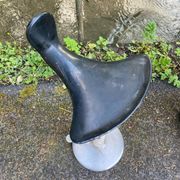 Tabouret industriel hydrolique vintage