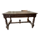 Antique solid oak dining table