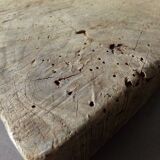 Old wooden cutting board, log