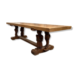 1950s mountain table in solid elm