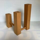 Scandinavian wooden candle holder