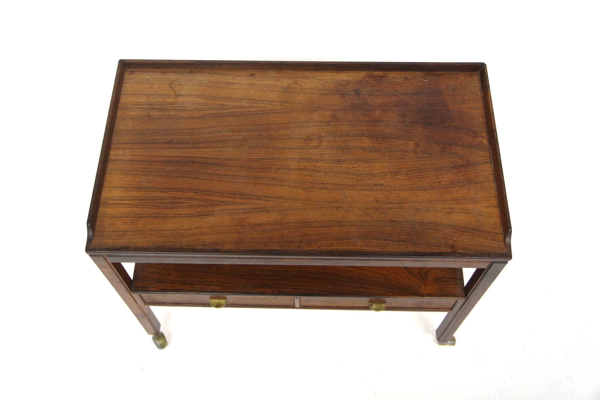 Scandinavian rosewood server "Casino" Engström & Myrstrand for Tingströms, Sweden, 1960