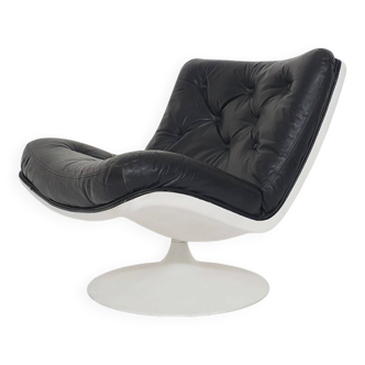 Geoffrey Harcourt for Artifort F976 swivel lounge chair, The Netherlands, 1