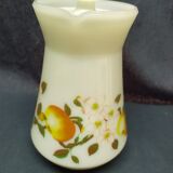 Carafe pomme fleurs ancien vintage