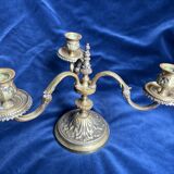 Antique 19th century bronze candlestick